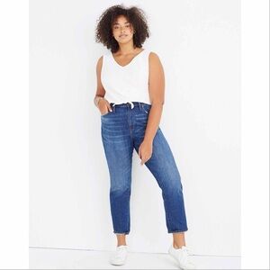 Madewell High Rise Slim Boyjean Sz 29 Classic‎ Straight Ankle Preppy Mom jeans
